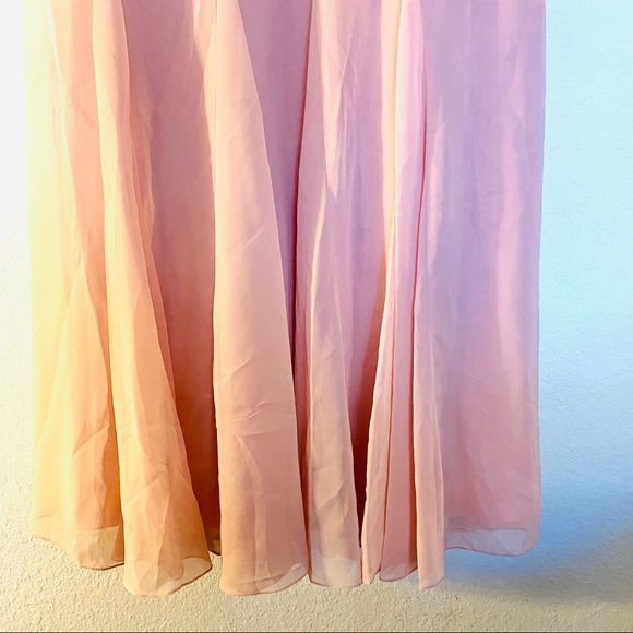 WEDDINGTON WAY by Adrianna Papell Mila Rose Blushing Rose Dress Sz 18 - Picture 5 of 16